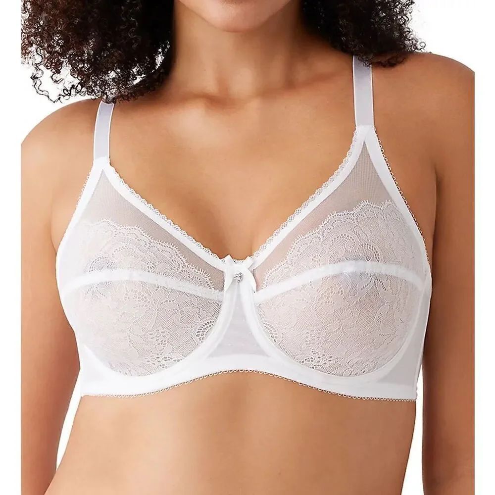 Wacoal NWT Retro Chic Full Figure Underwire Lace Bra Sz 36D